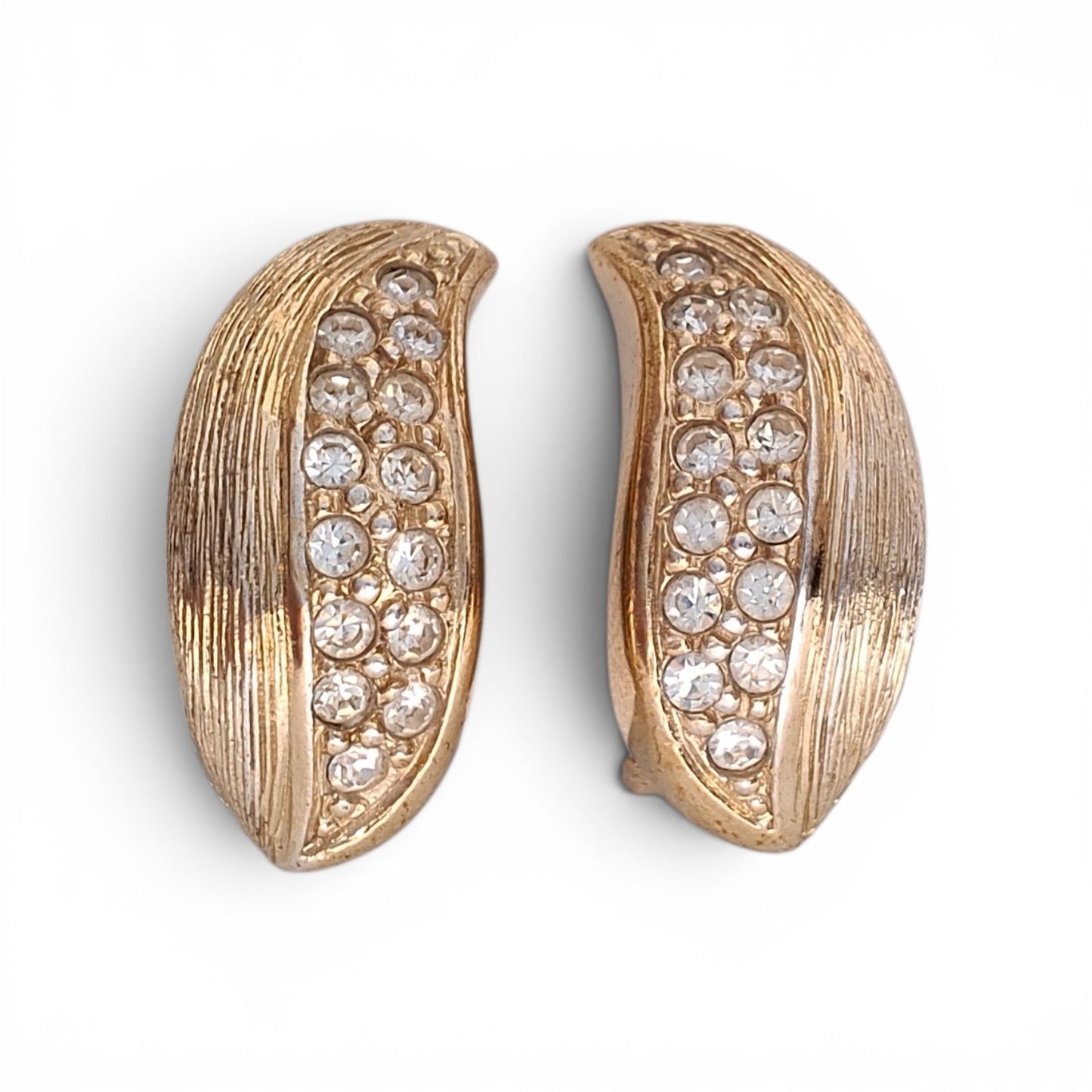 Vintage Christian Dior Gold Plated Earrings