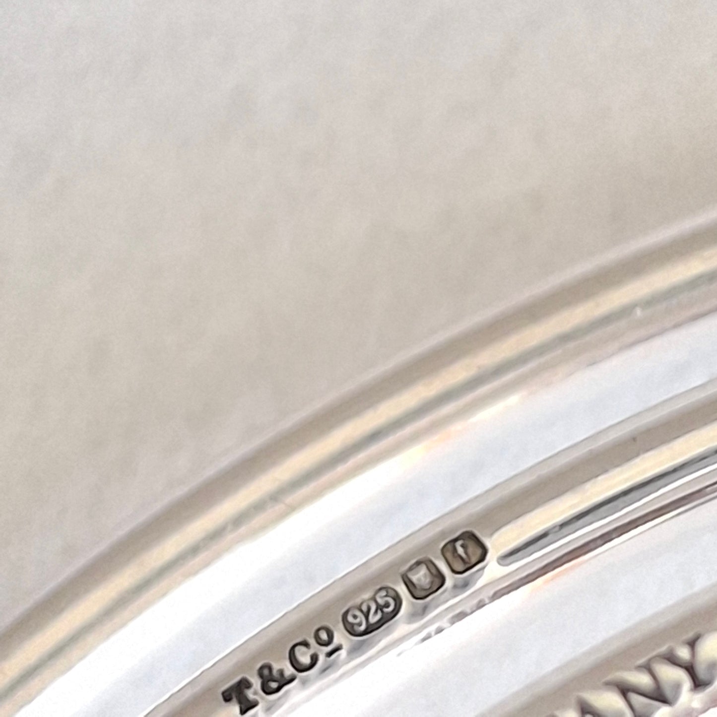 Vintage Tiffany & Co 1837 Padlock Charm Triple Bangle Bracelet in Hallmarked 925 Sterling Silver
