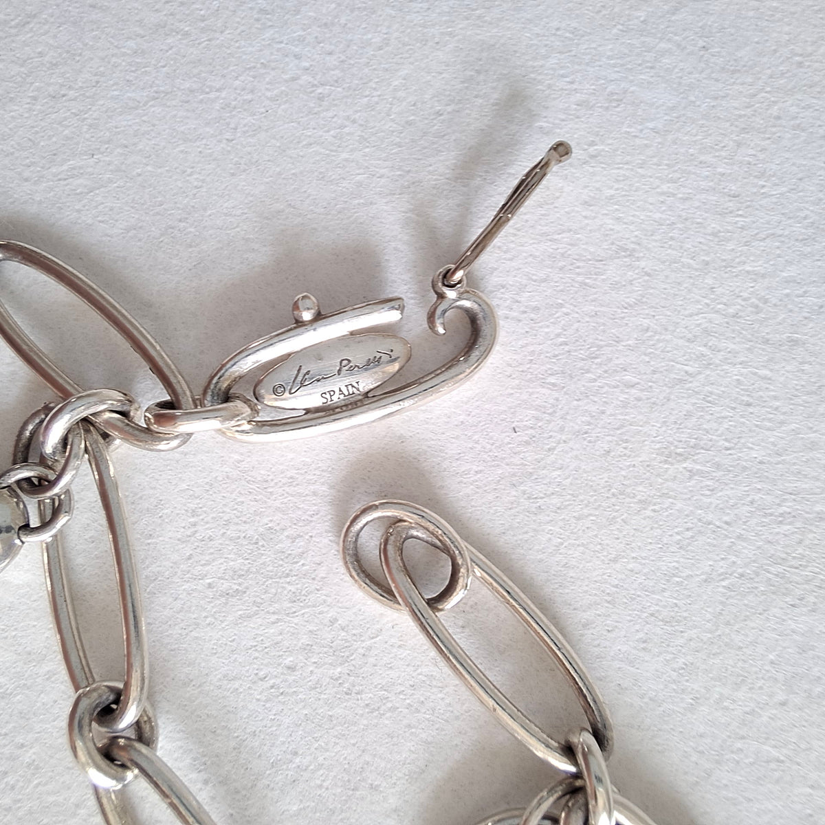 Tiffany & Co Elsa Peretti Design Charmarmband mit fünf Anhängern aus Sterlingsilber