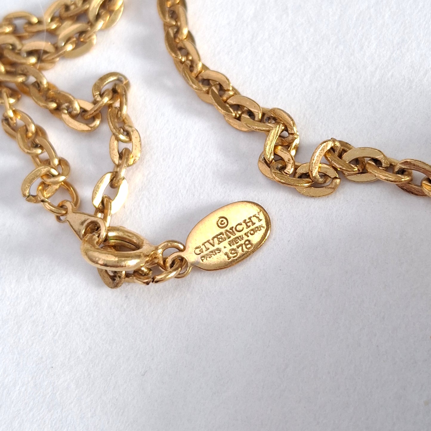 Vintage 1978 Givenchy Perfume Bottle Necklace