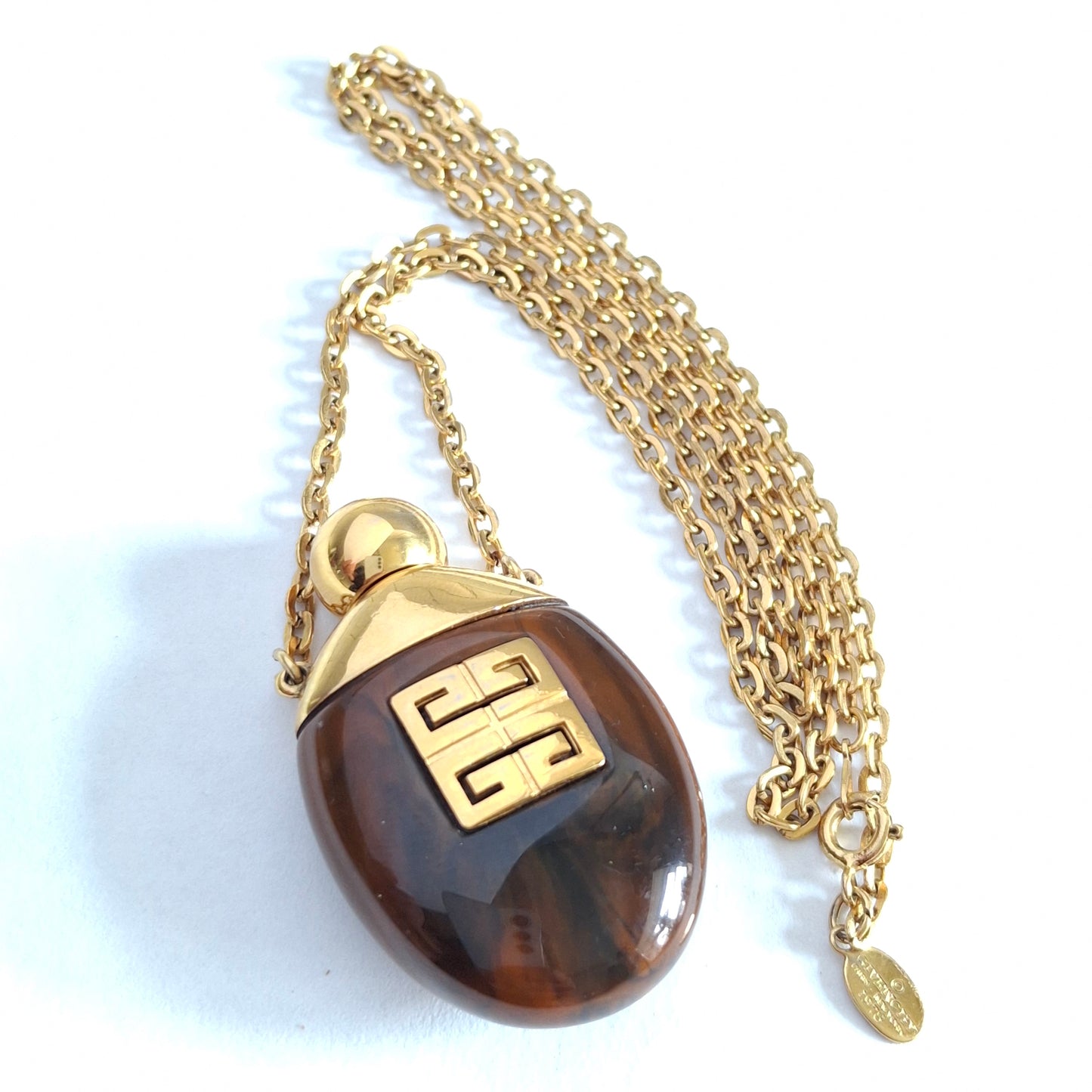 Vintage 1978 Givenchy Perfume Bottle Necklace