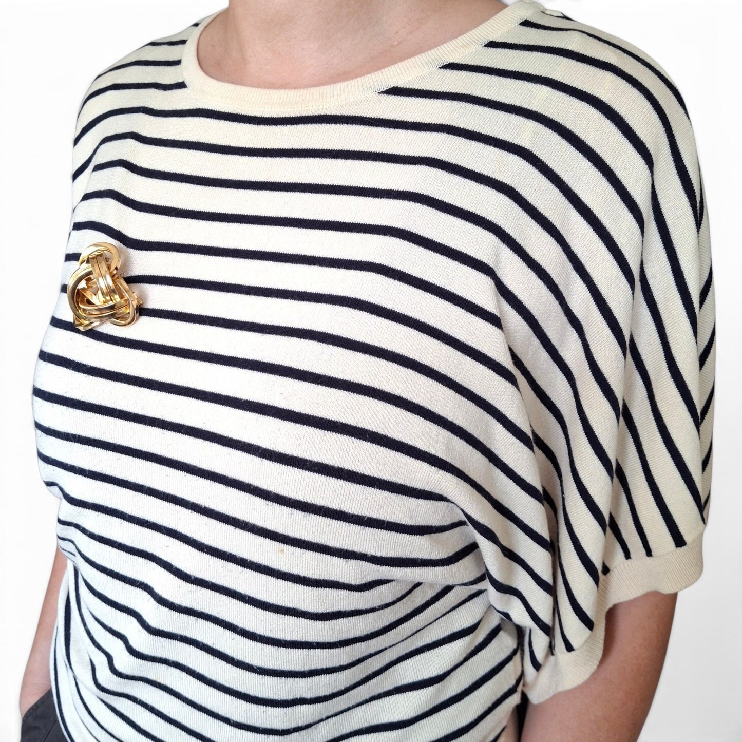 Vintage 1968 Christian Dior Gold Plated Brooch