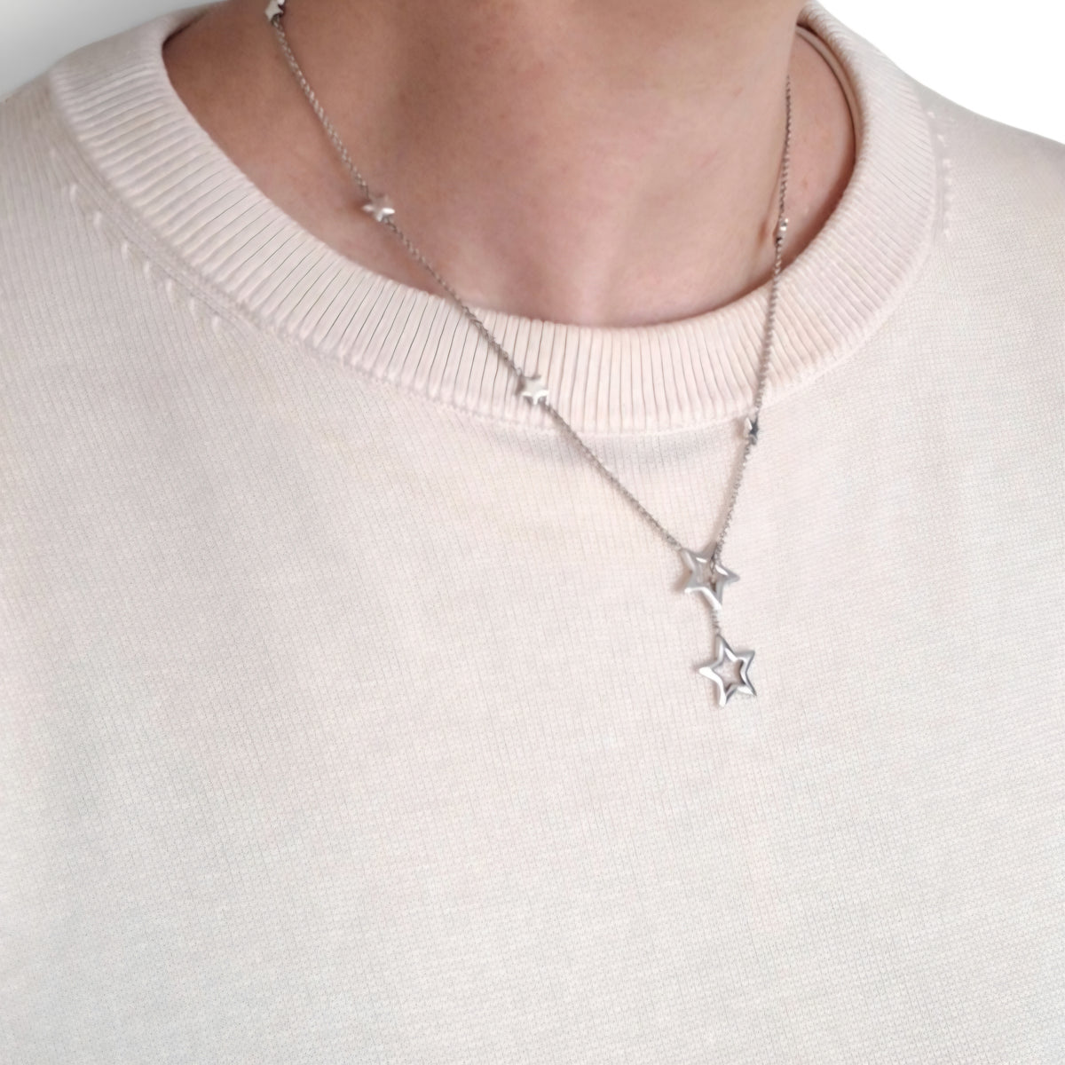 Tiffany & Co Shooting Star Lariat Necklace in Sterling Silver