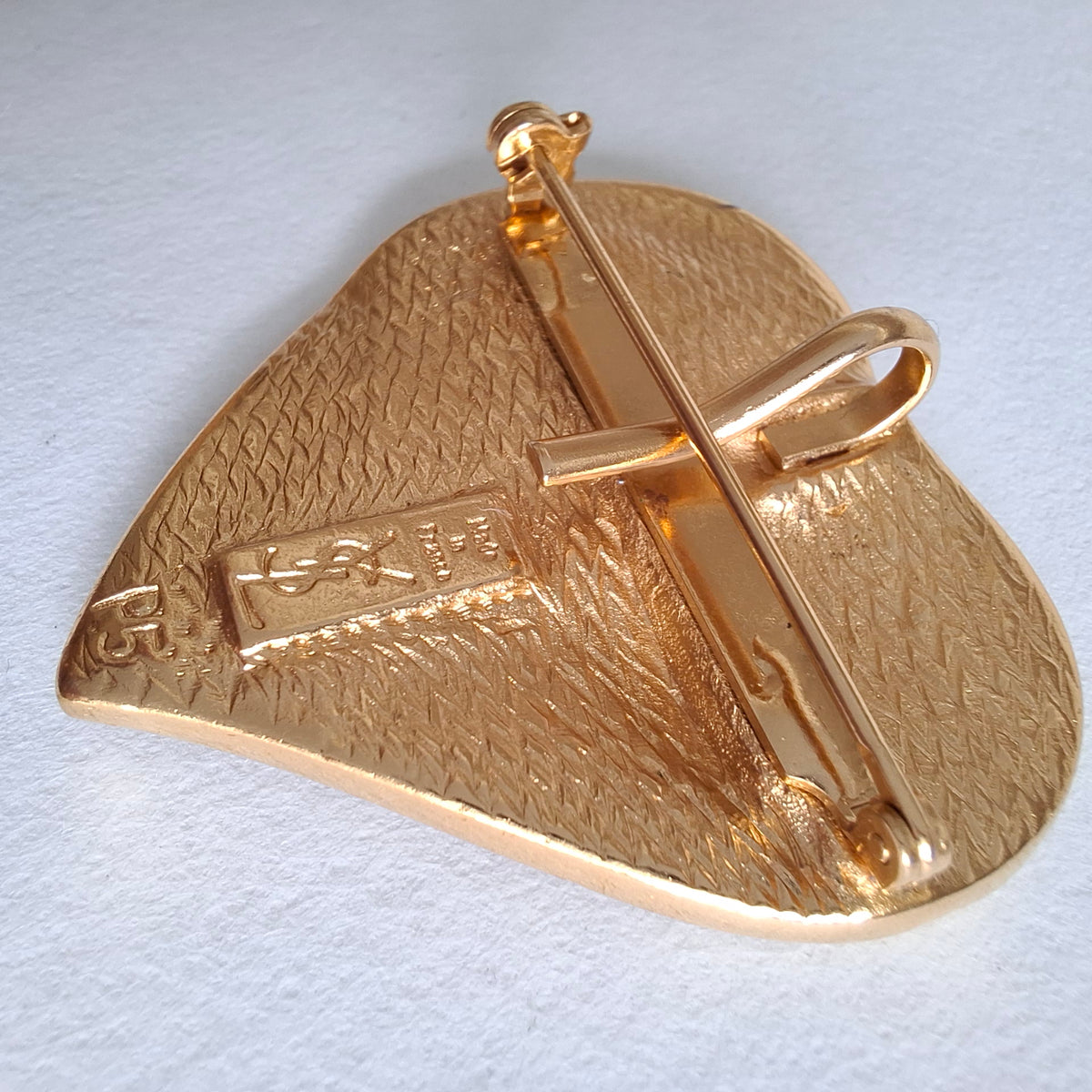 Vintage Yves Saint Laurent YSL Heart Brooch / Pendant