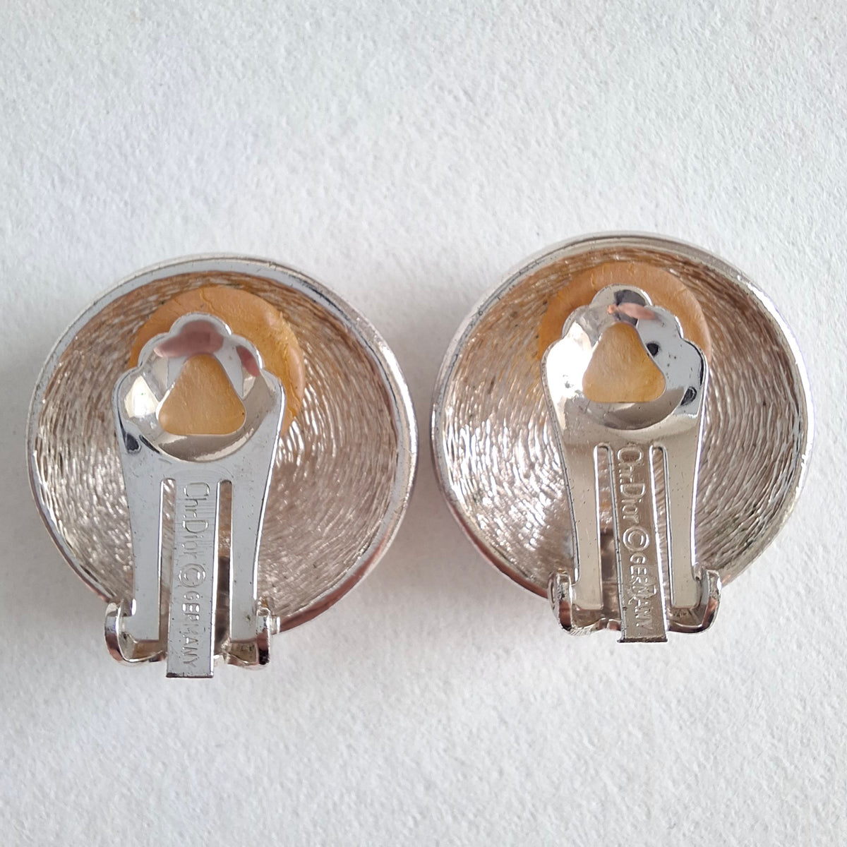 Vintage Christian Dior Silver Trotter Earings