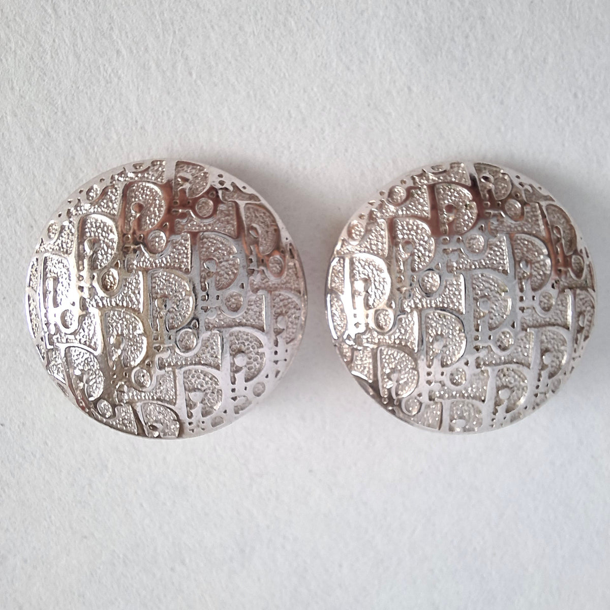 Vintage Christian Dior Silver Trotter Earings