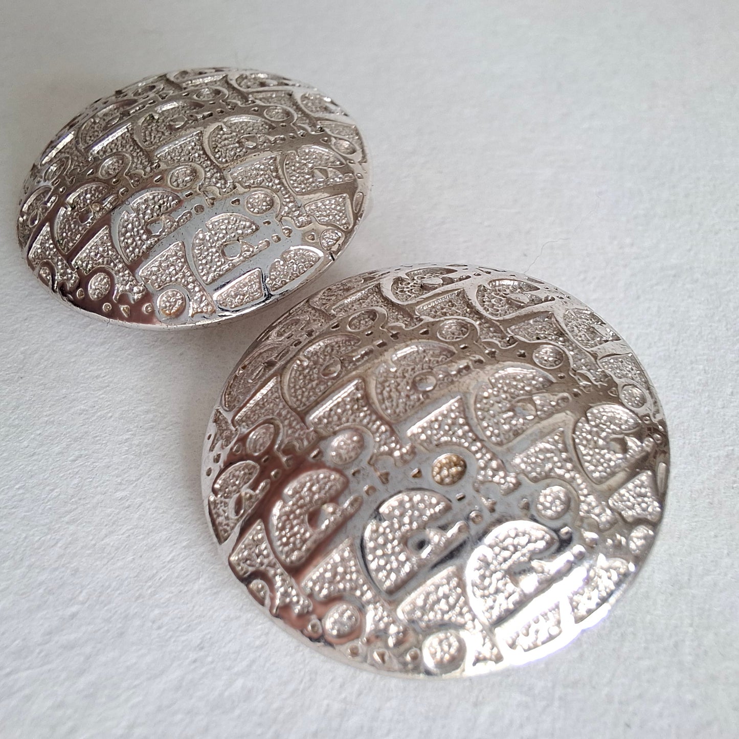 Vintage Christian Dior Silver Trotter Earings