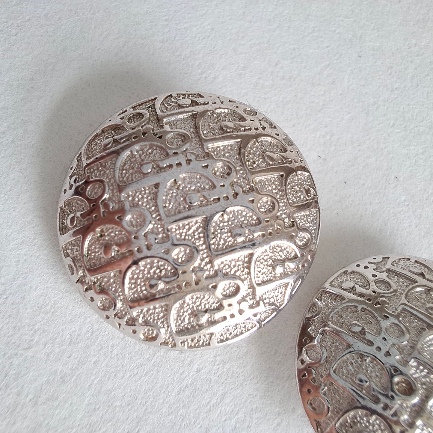 Vintage Christian Dior Silver Trotter Earings