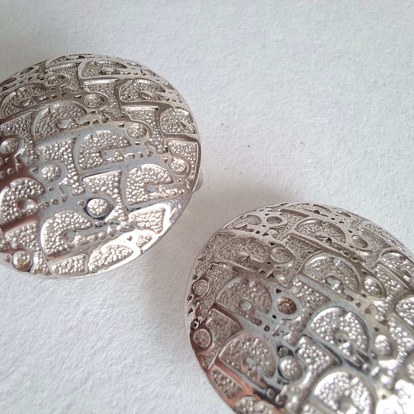 Vintage Christian Dior Silver Trotter Earings