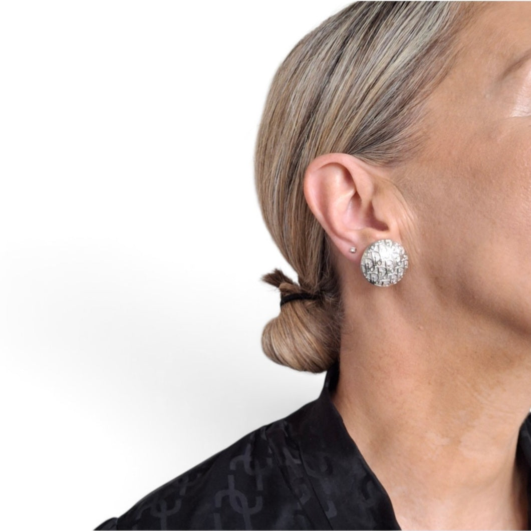 Vintage Christian Dior Silver Trotter Earings