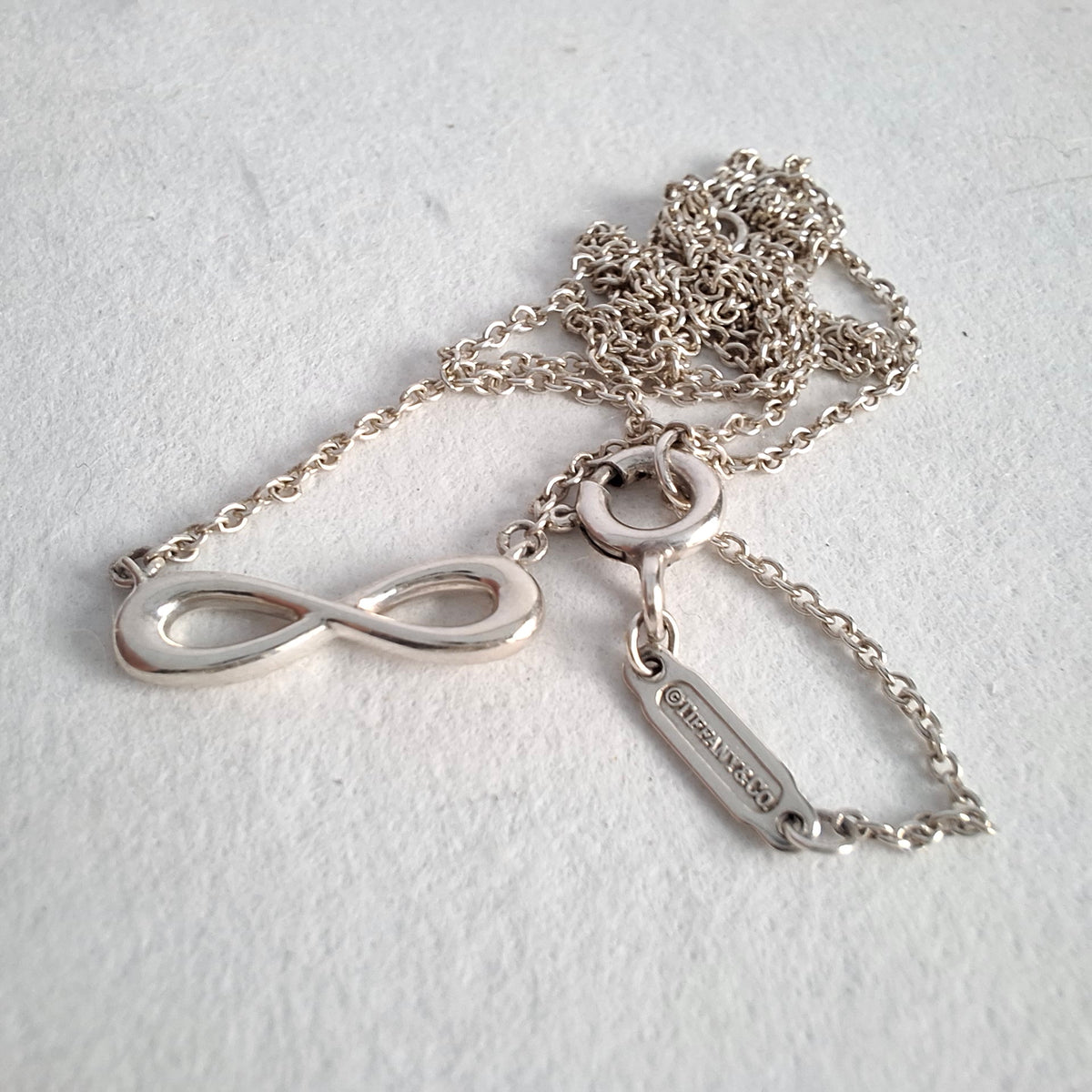 Tiffany & Co Infinity Necklace in Sterling Silver