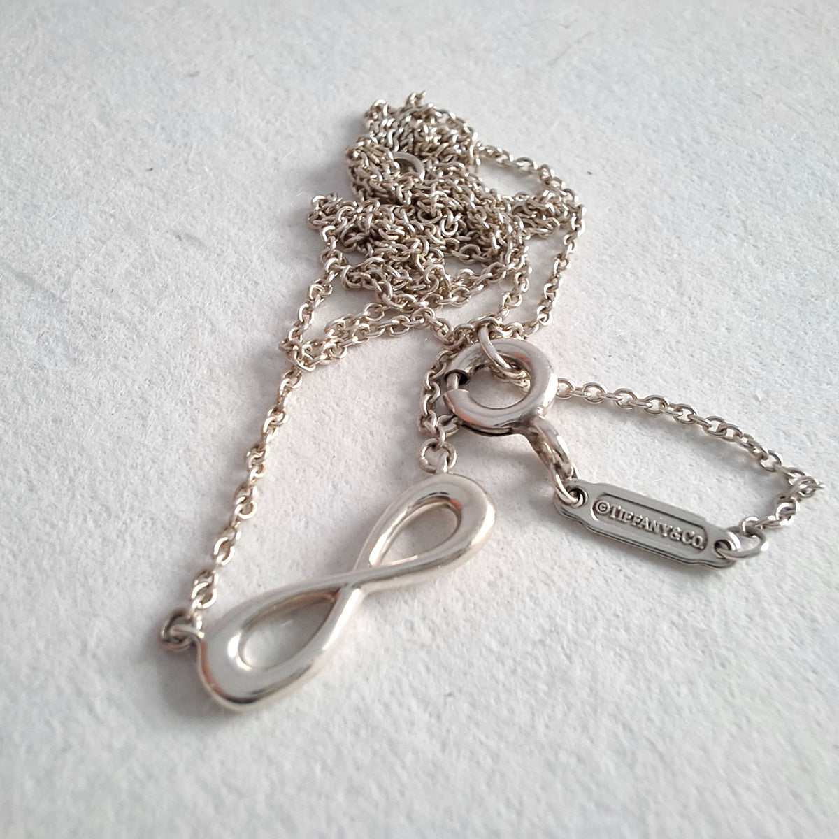 Tiffany & Co Infinity Necklace in Sterling Silver