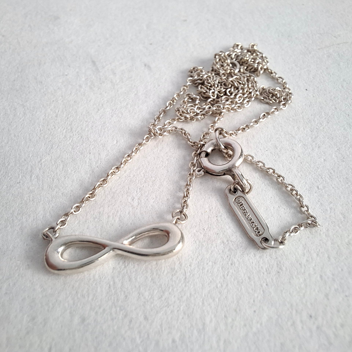 Tiffany & Co Infinity Necklace in Sterling Silver