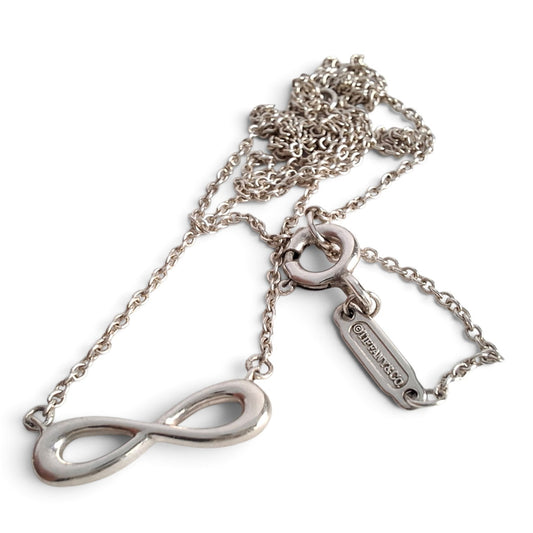 Tiffany & Co Infinity Necklace in Sterling Silver