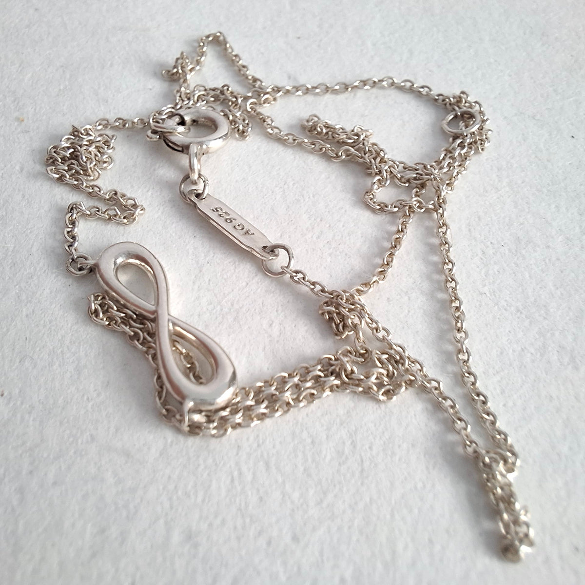 Tiffany & Co Infinity Necklace in Sterling Silver