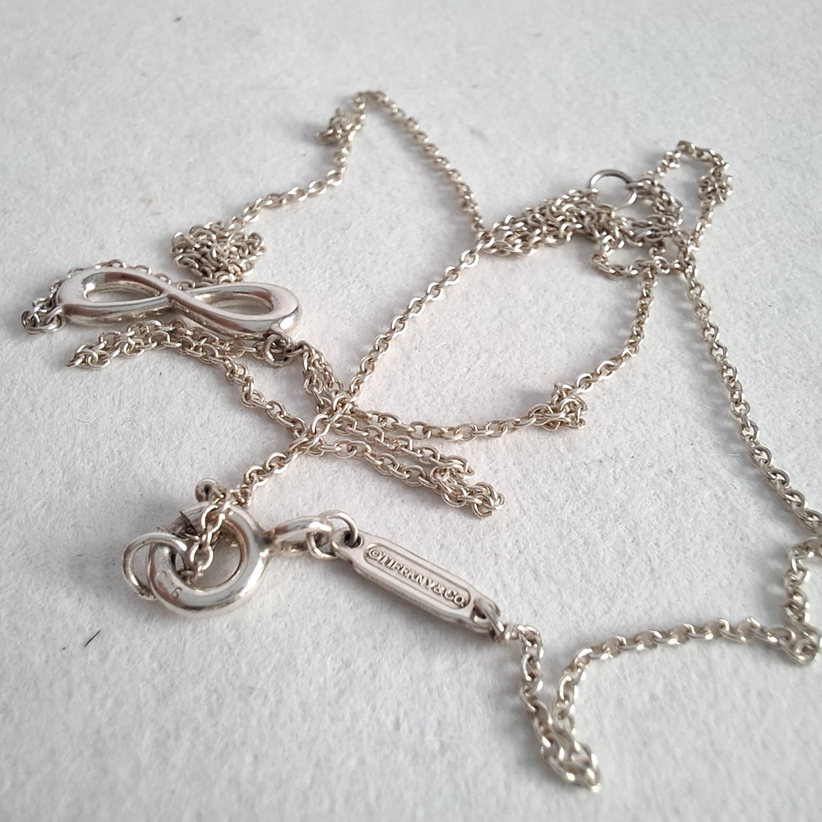 Tiffany & Co Infinity Necklace in Sterling Silver