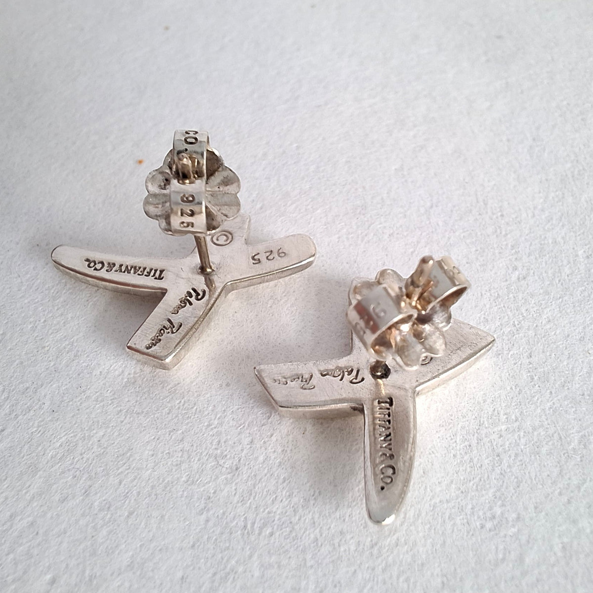 Tiffany & Co Paloma Picasso Graffiti X Earrings in Sterling Silver