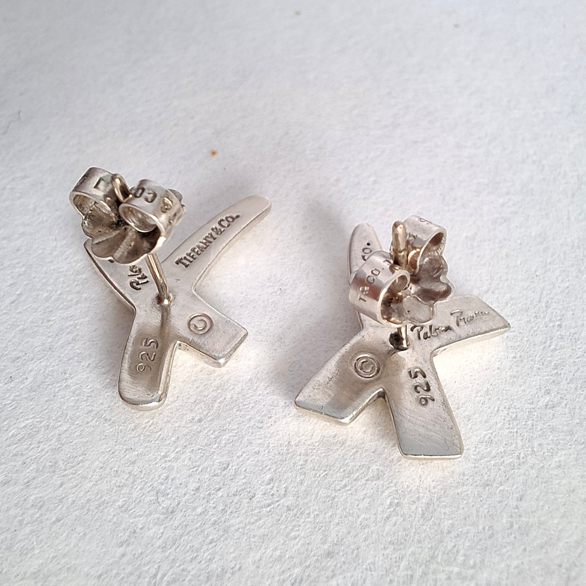 Tiffany & Co Paloma Picasso Graffiti X Earrings in Sterling Silver