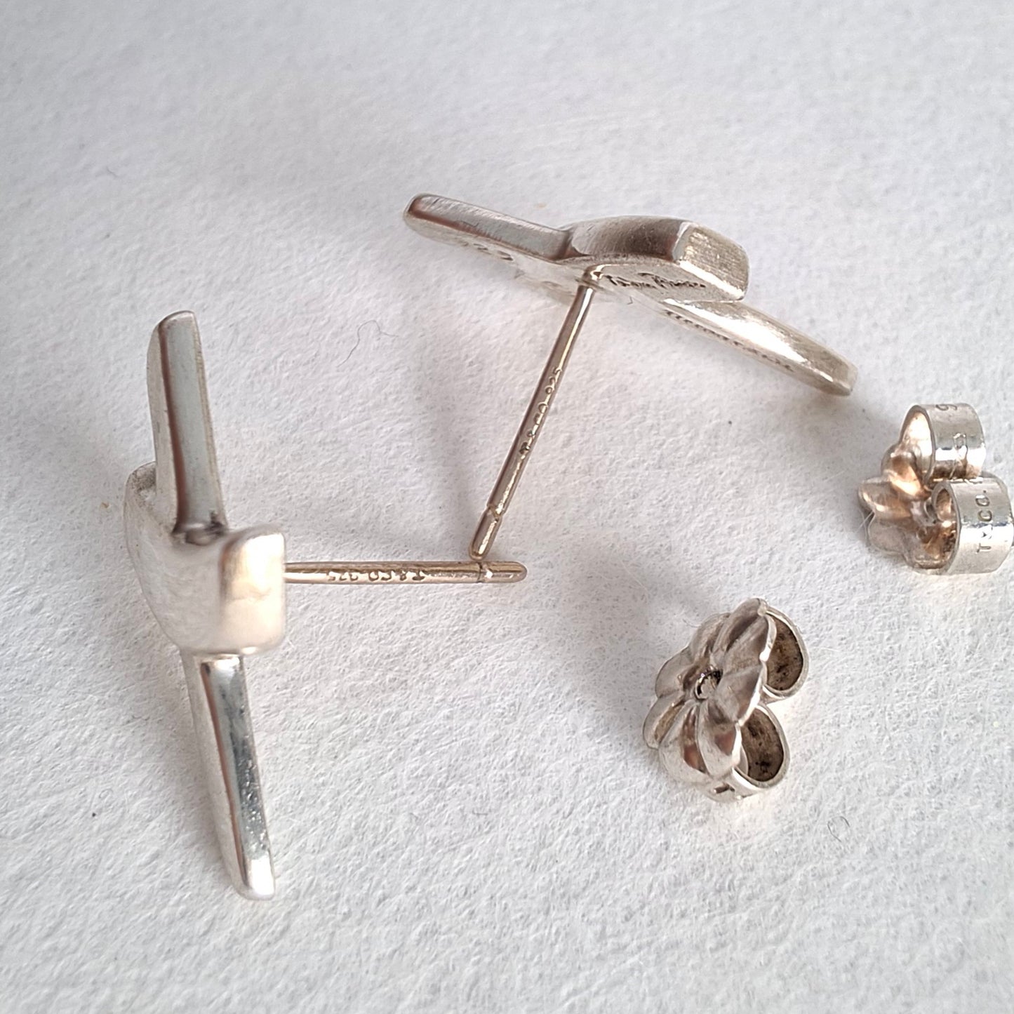 Tiffany & Co Paloma Picasso Graffiti X Earrings in Sterling Silver