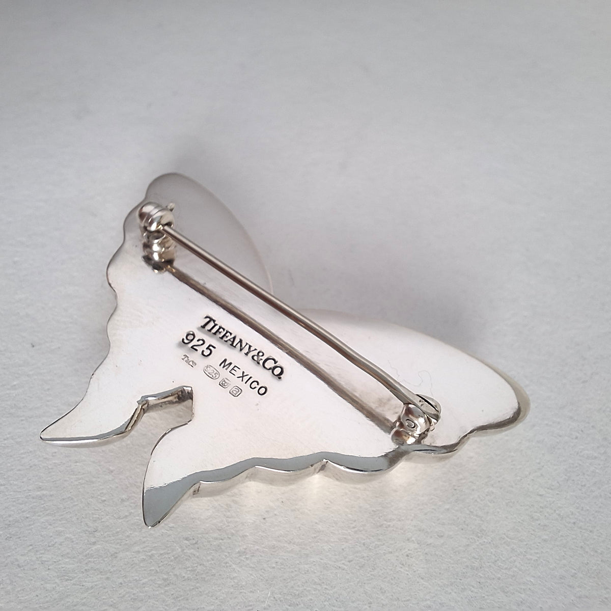 Vintage Tiffany & Co Butterfly Brooch in Hallmarked Sterling Silver