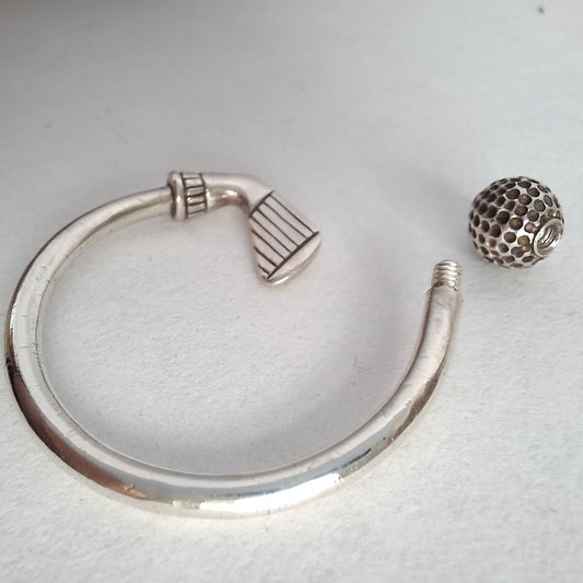 Vintage Tiffany & Co Golf Club Key Ring in 925 Sterling Silver
