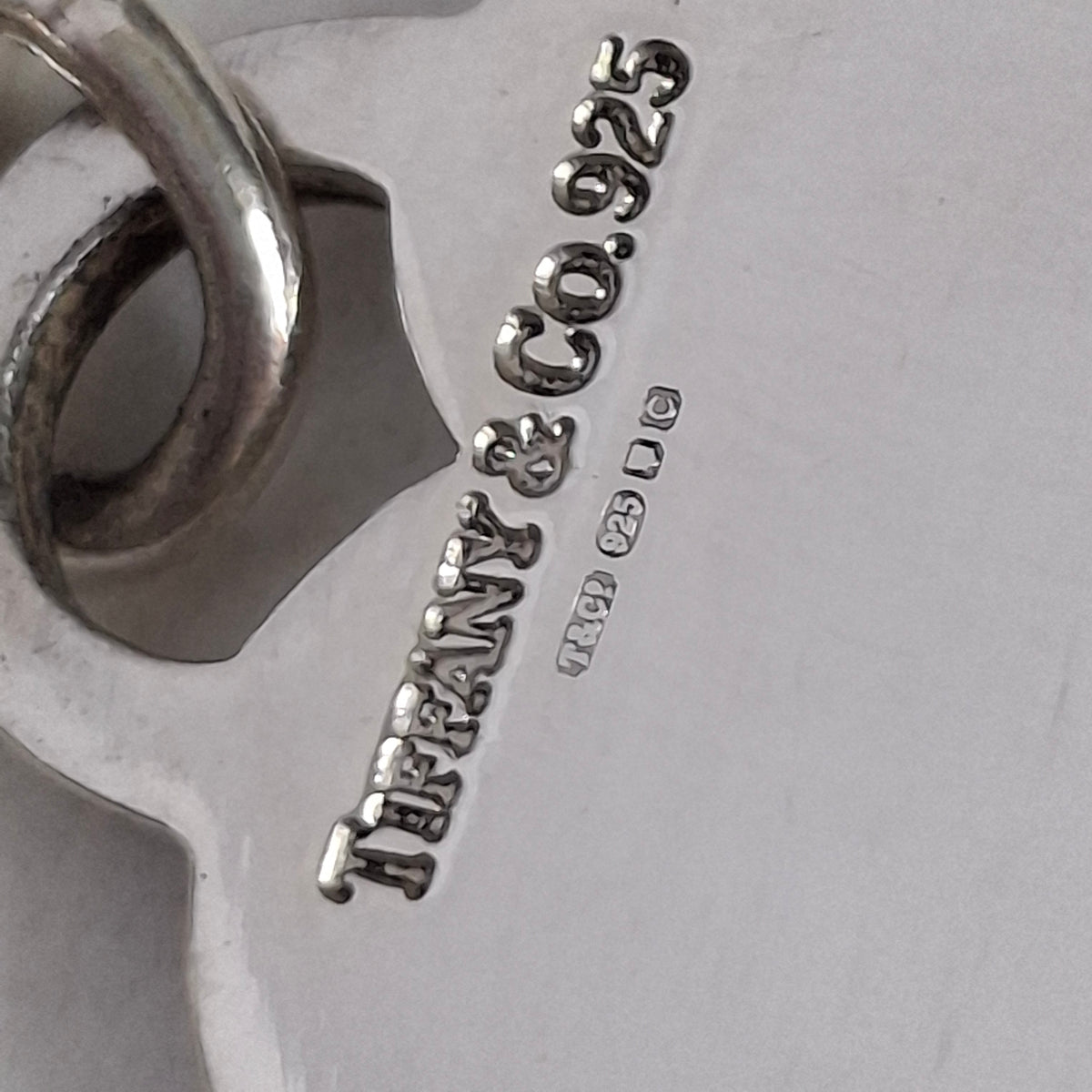 Vintage Hallmarked Sterling Silver Heart Tag Charm Bracelet by Tiffany & Co