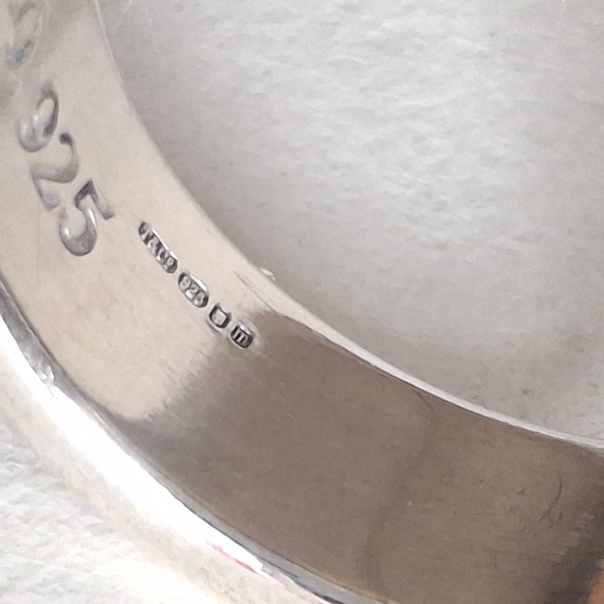 Tiffany & Co 1837 Medium Band Ring in Hallmarked Silver size P 1/2 - US 8.25