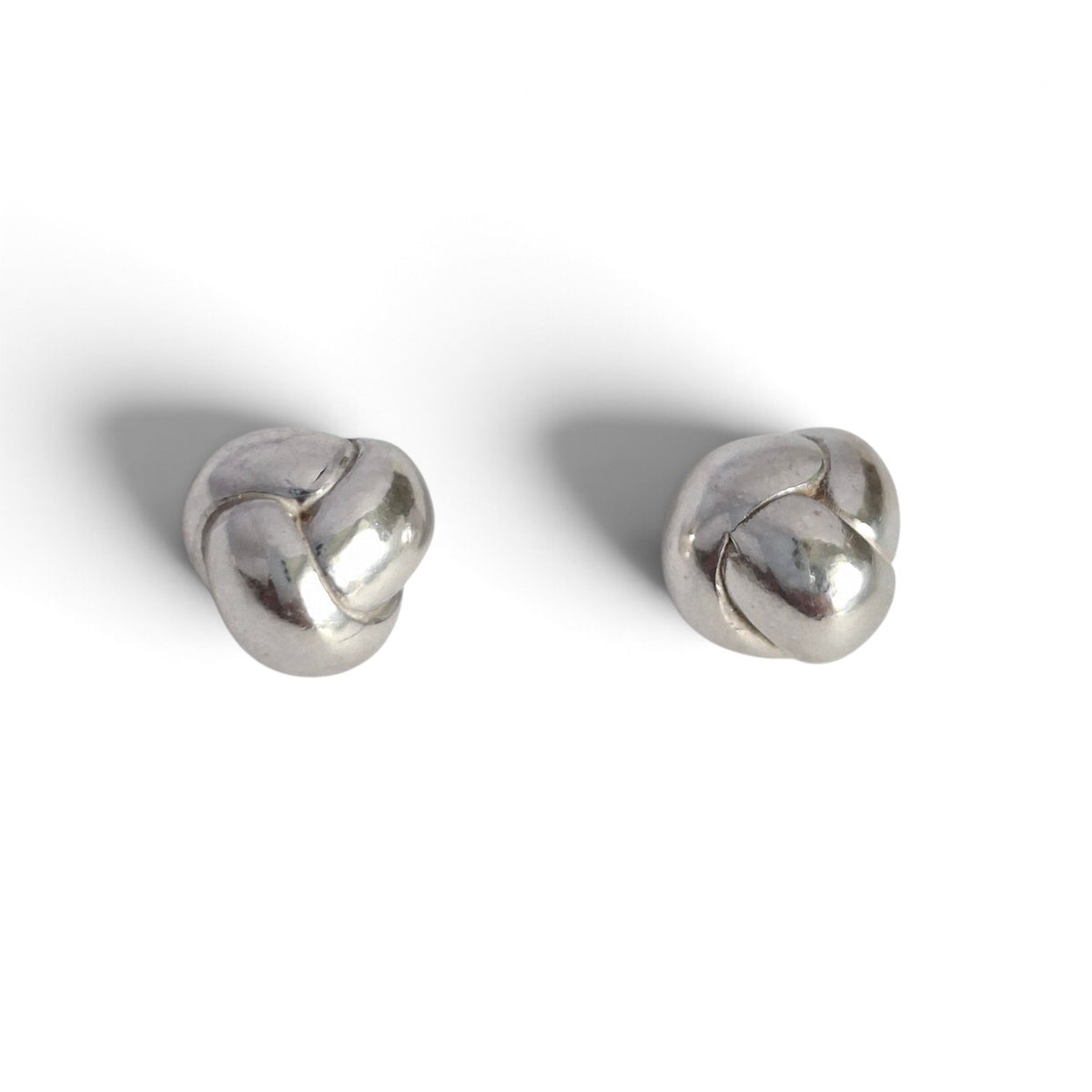 Tiffany & Co Sterling Silver Knot Earrings