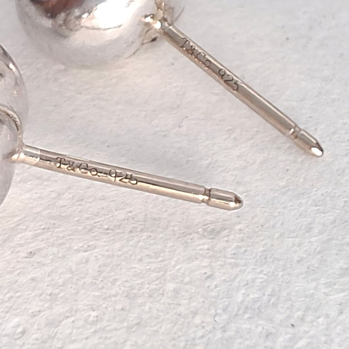 Tiffany & Co Sterling Silver Knot Earrings