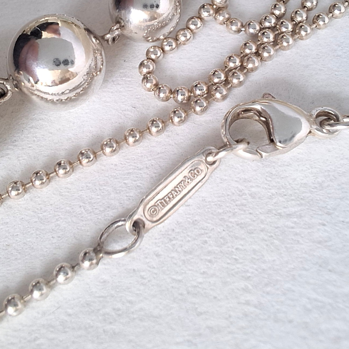 Tiffany & Co Hardwear Graduated Five Ball Pendant Necklace in Sterling Silver