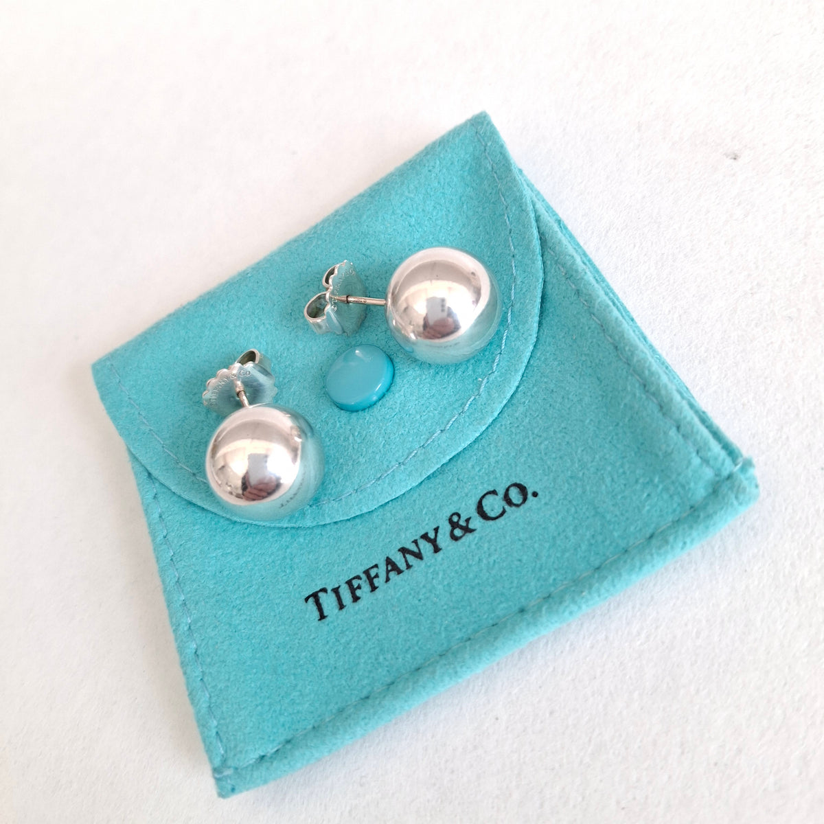 Tiffany & Co Large 14mm Hardwear Ball Earrings in Sterling Silver