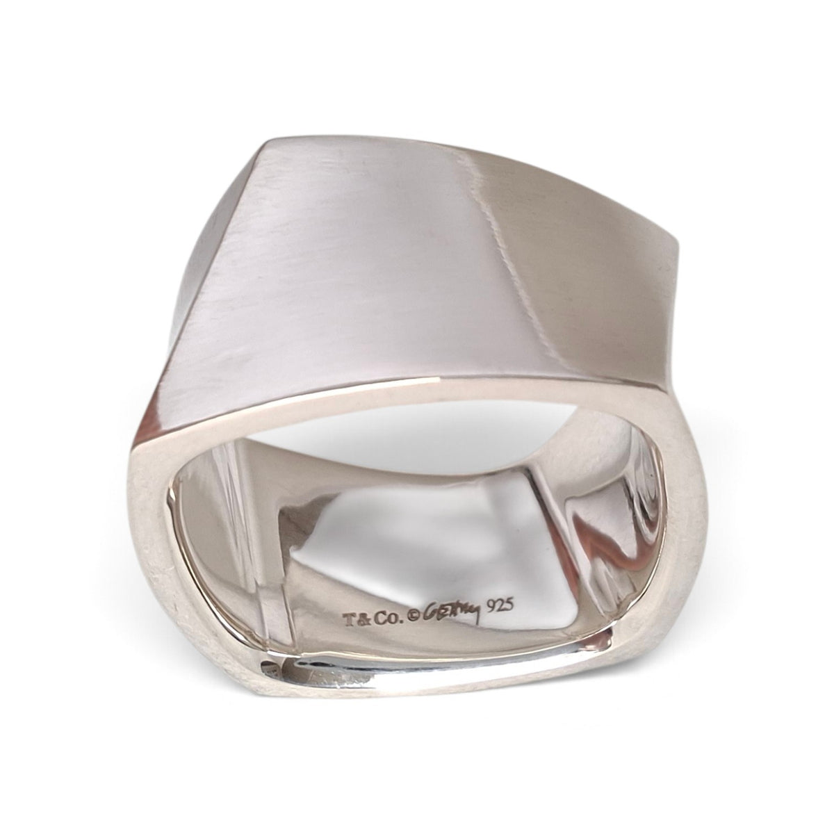 Tiffany & Co Frank Gehry Wide Band Torque Ring in Sterling Silver