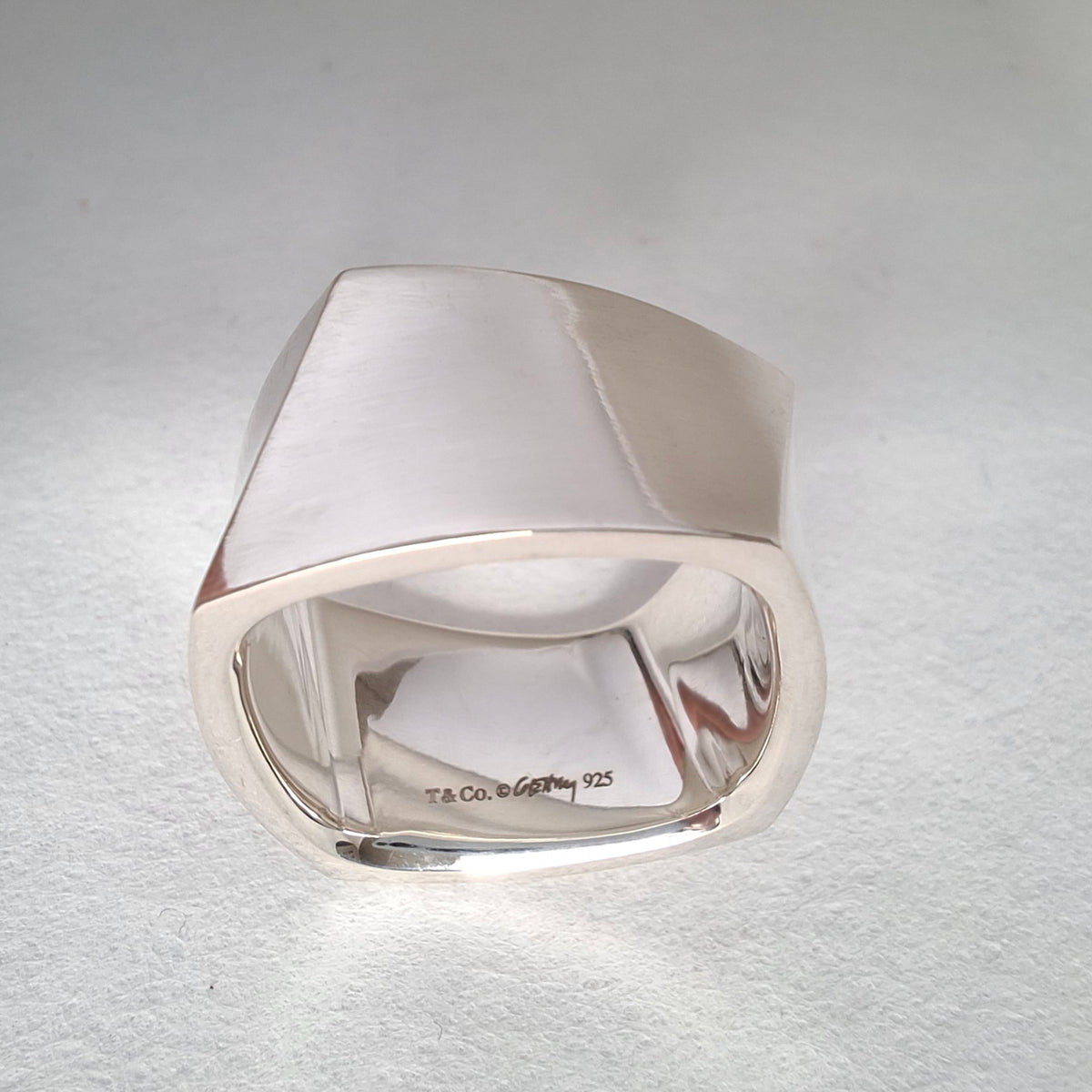 Tiffany & Co Frank Gehry Wide Band Torque Ring in Sterling Silver