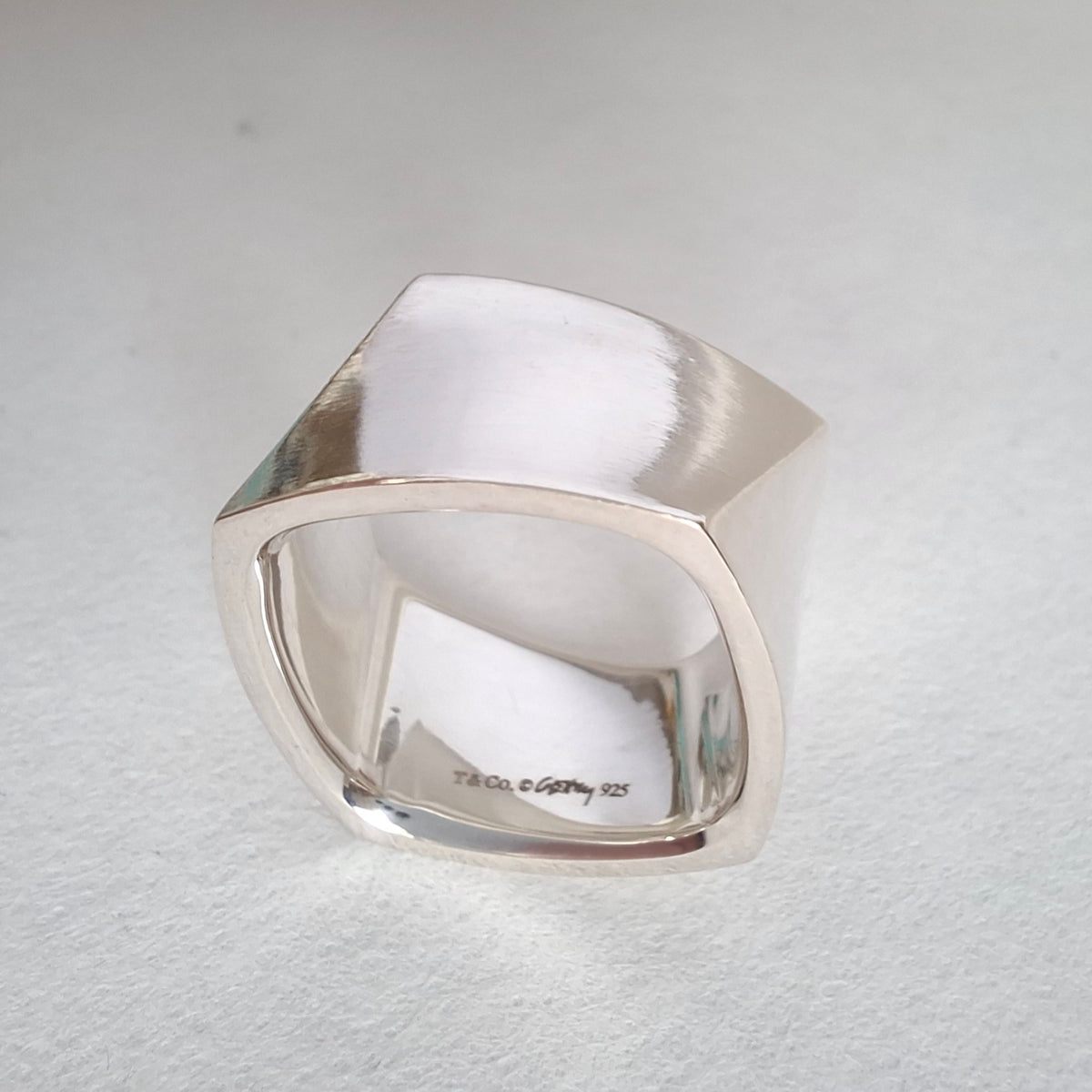 Tiffany & Co Frank Gehry Wide Band Torque Ring in Sterling Silver