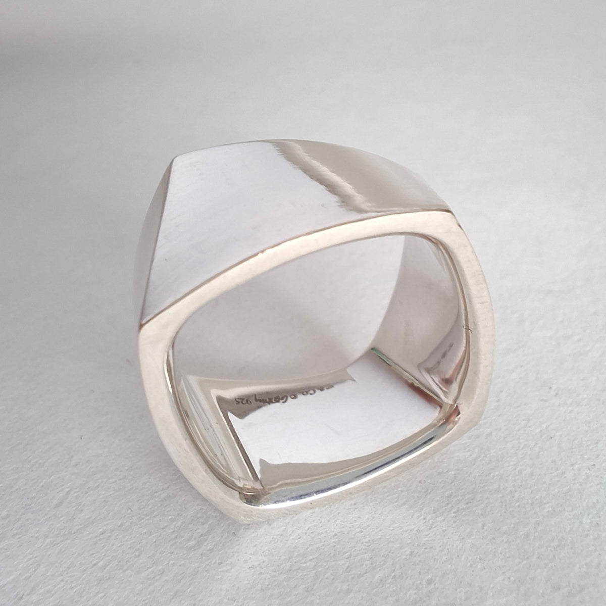 Tiffany & Co Frank Gehry Wide Band Torque Ring in Sterling Silver