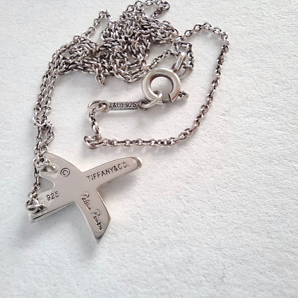 Tiffany & Co Paloma Picasso Design Graffiti X Pendant Necklace in Sterling Silver