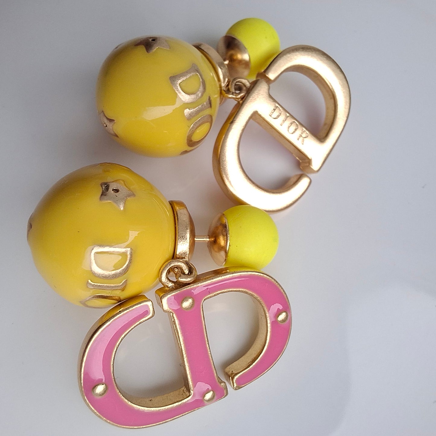 Christian Dior Tribales CD Logo Earrings
